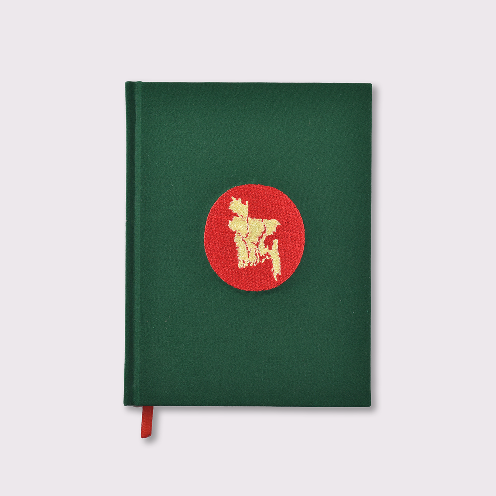 Nakshi Notebook BD Map Green (Journal)