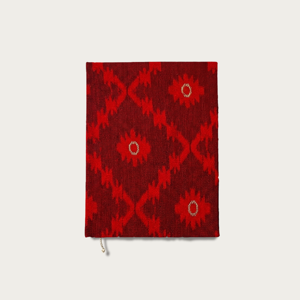 Jamdani Notebook Red (Handy)