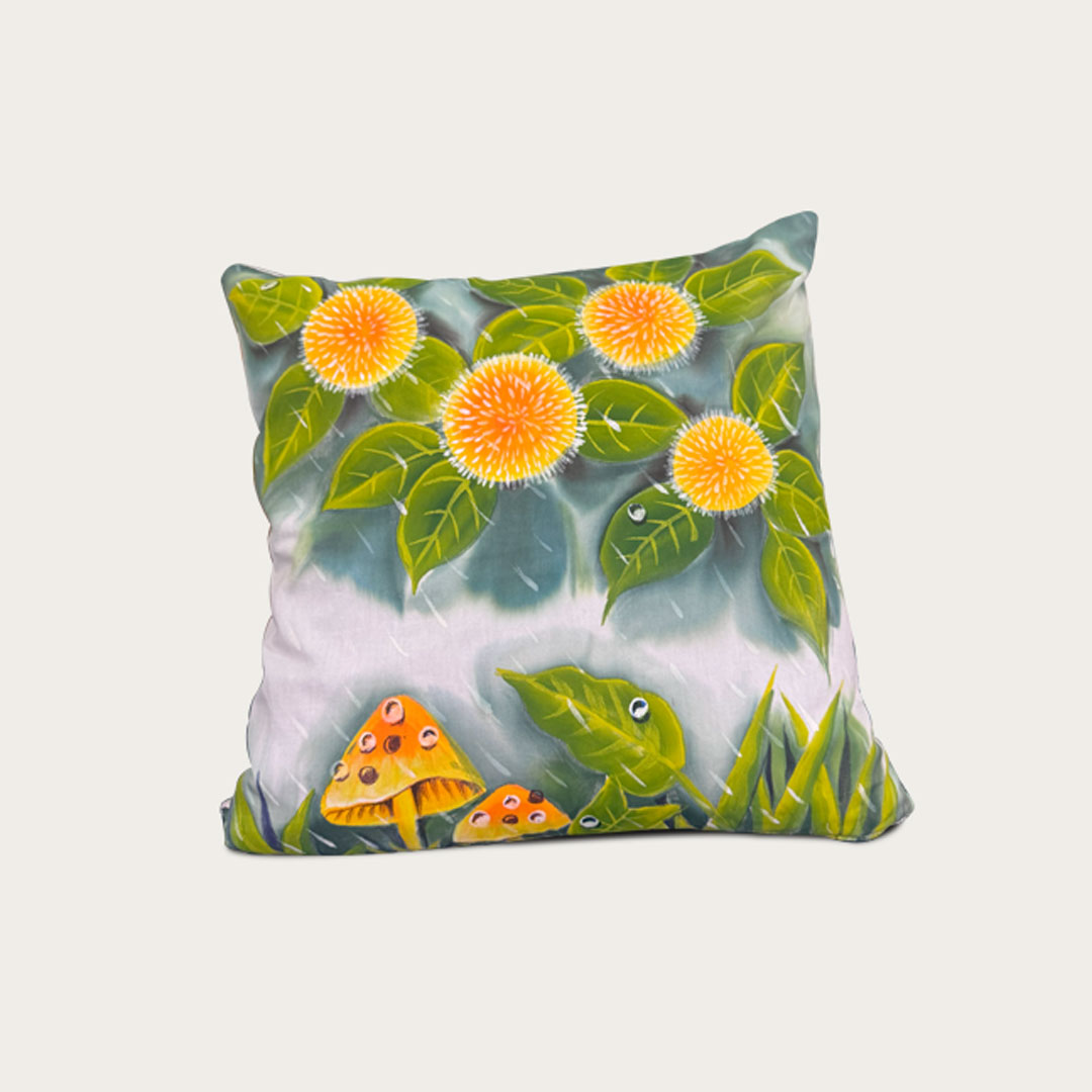Hand-Painted Cushion Cover Kodom Ful