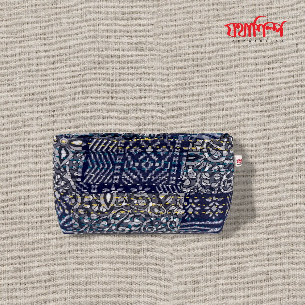 Pouch Bag with Patchwork