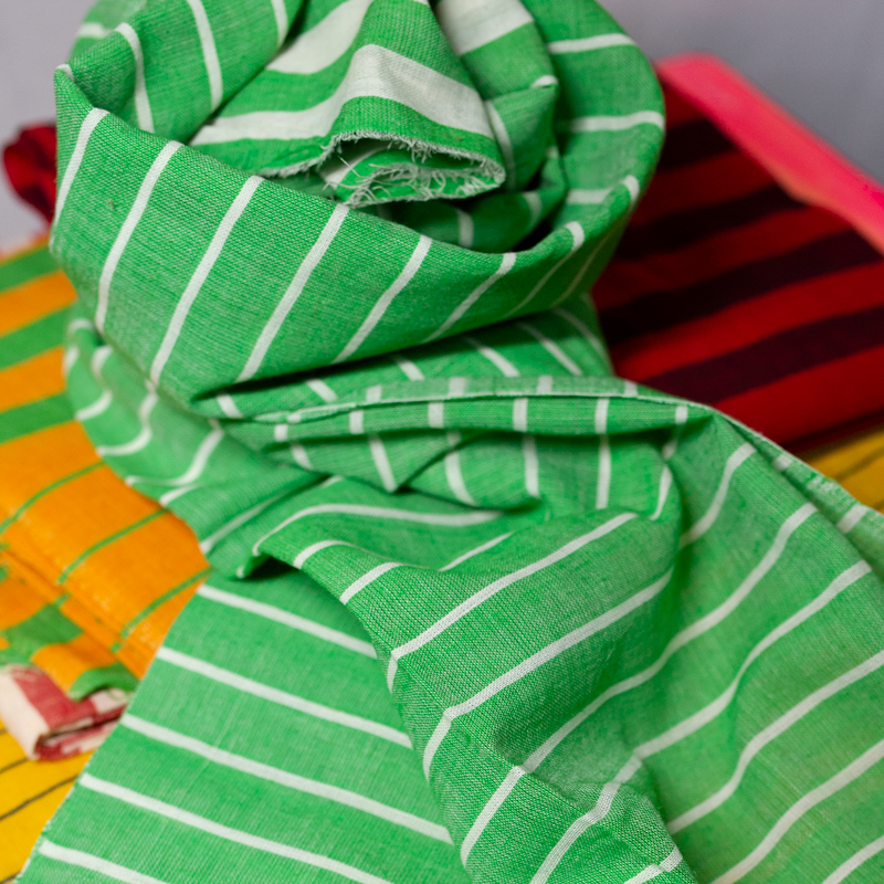 Cotton Gamchha Traditional (Green)