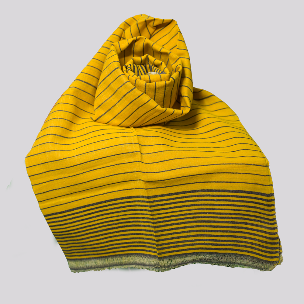 Cotton Gamcha Traditional (Yellow )