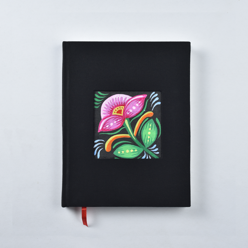 Hand Painted Notebook Ful Black (Regular)