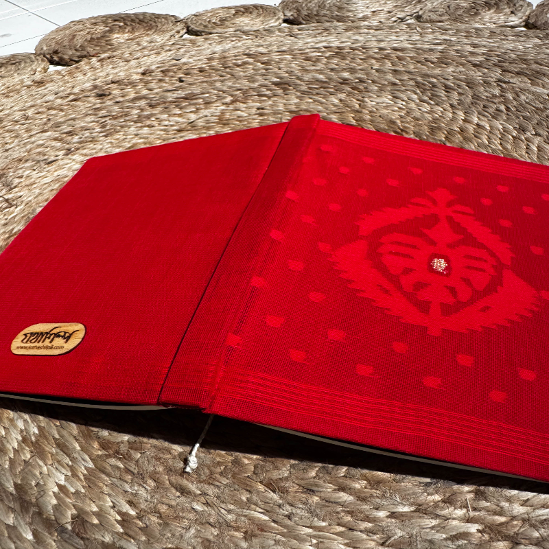 Jamdani Notebook Charpata Red (Regular)