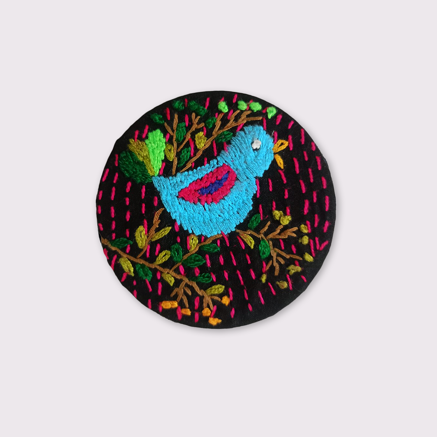 Nakshi Fridge Magnet Tui Pakhi (Black)