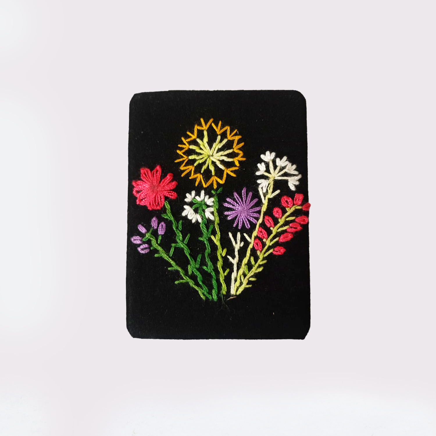 Nakshi Mirror Bonoful Black (Rectangular)