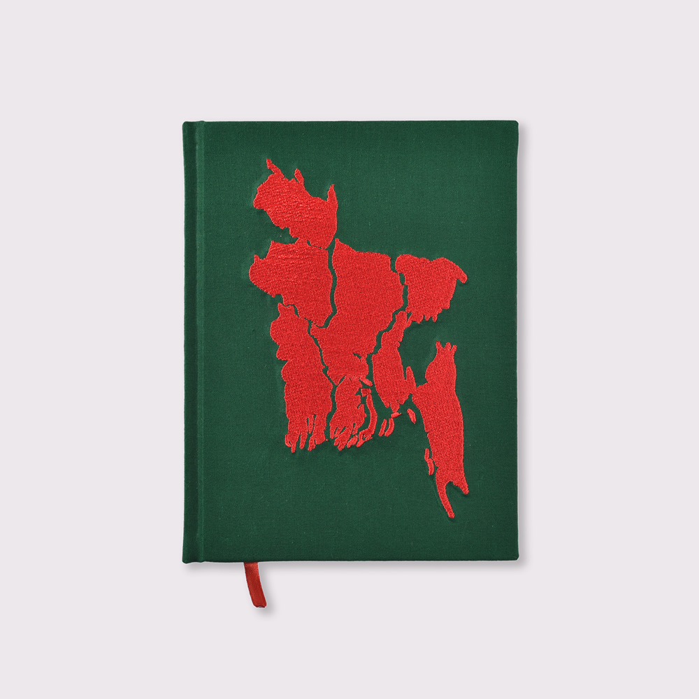 Nakshi Notebook Big BD Map Green(Regular)