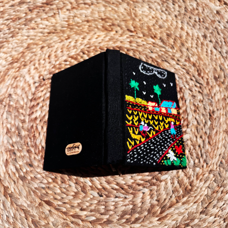 Nakshi Notebook Late Autumn Black (Handy)