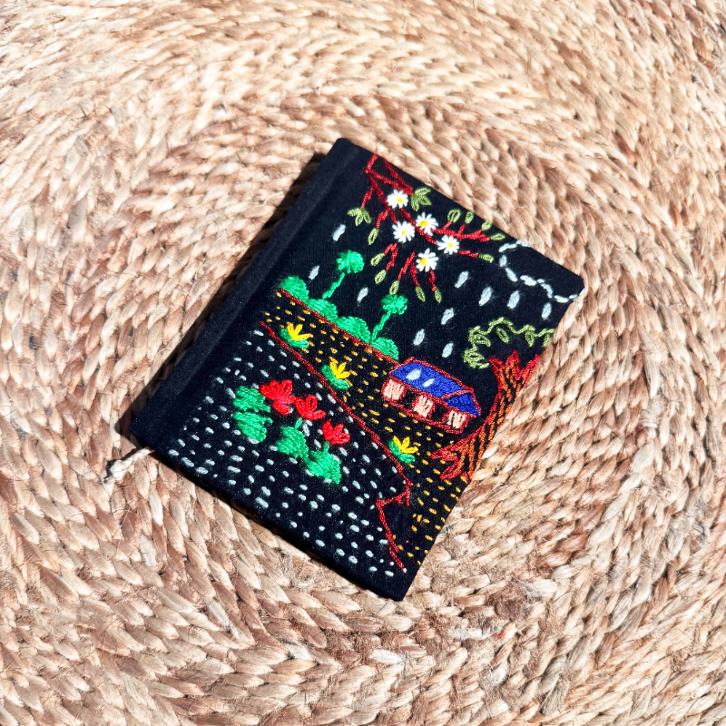 Nakshi Notebook Rainy Black (Handy)