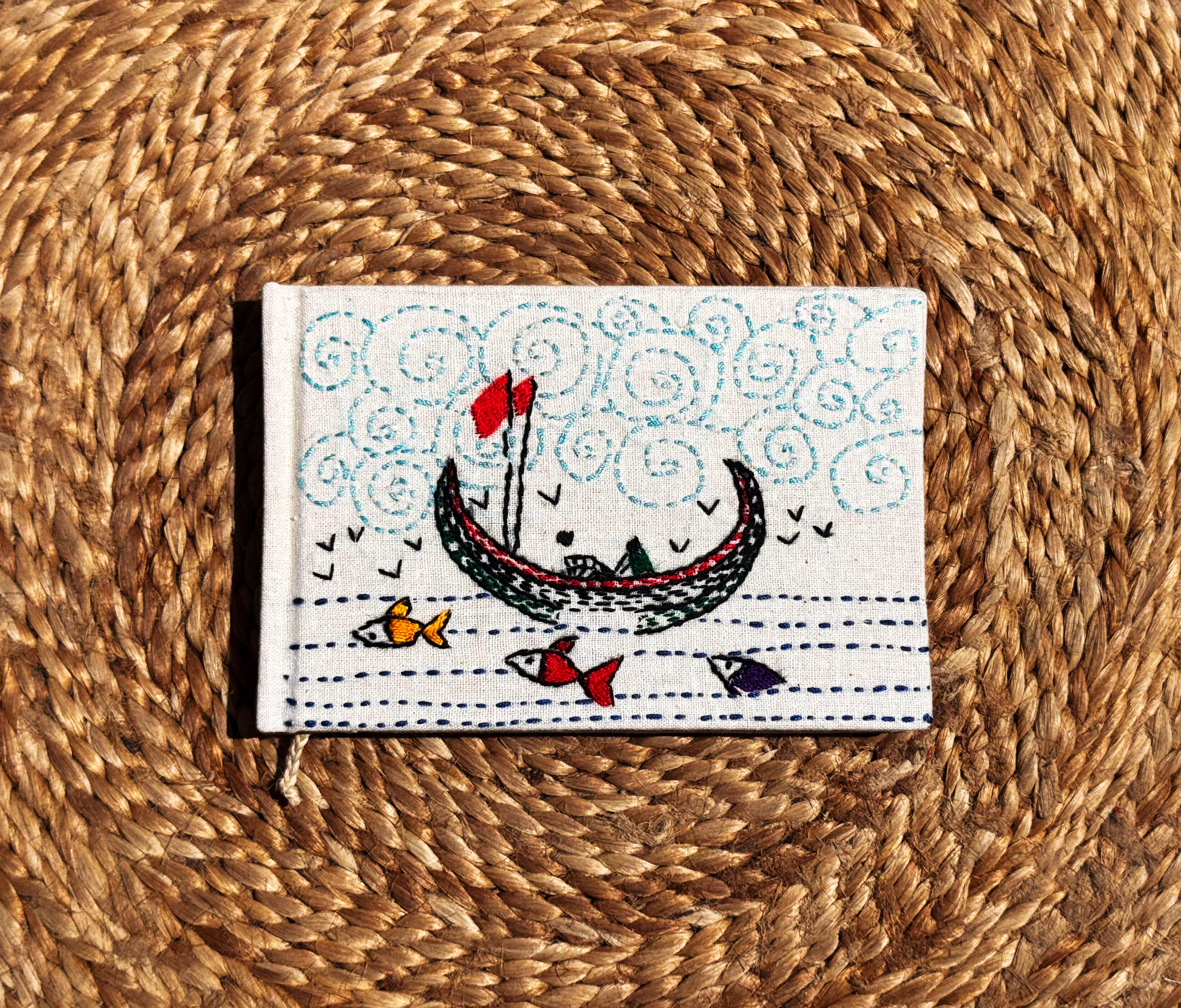 Nakshi Notebook Shampan White (Small)
