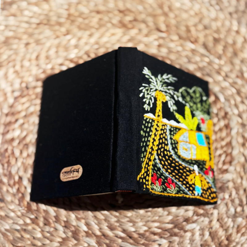 Nakshi Notebook Winter Black (Handy)
