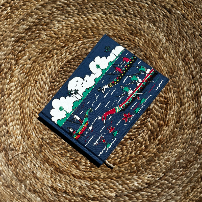 Nakshi Noteboook Nouka Baich Blue (Regular) Landscape