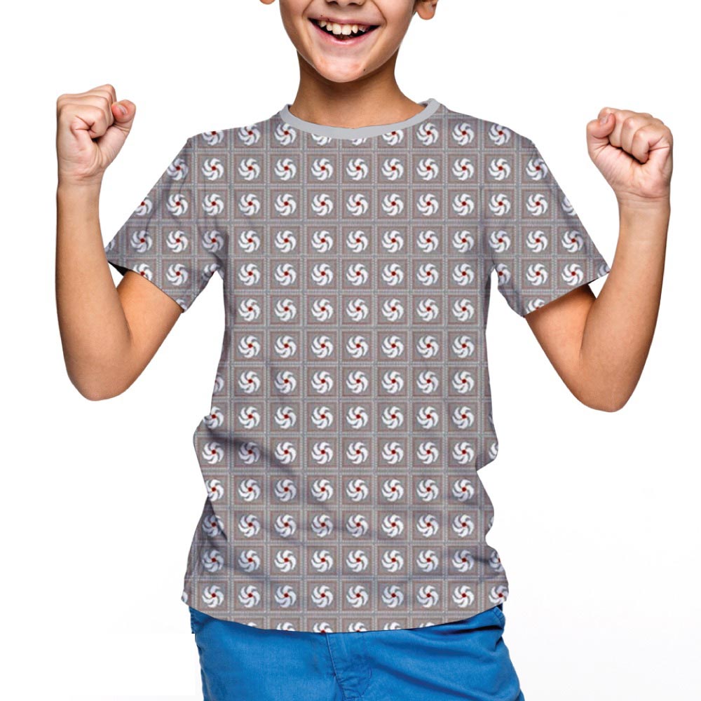 Printed Tshirt Sheuli Ful Ash (Kids)